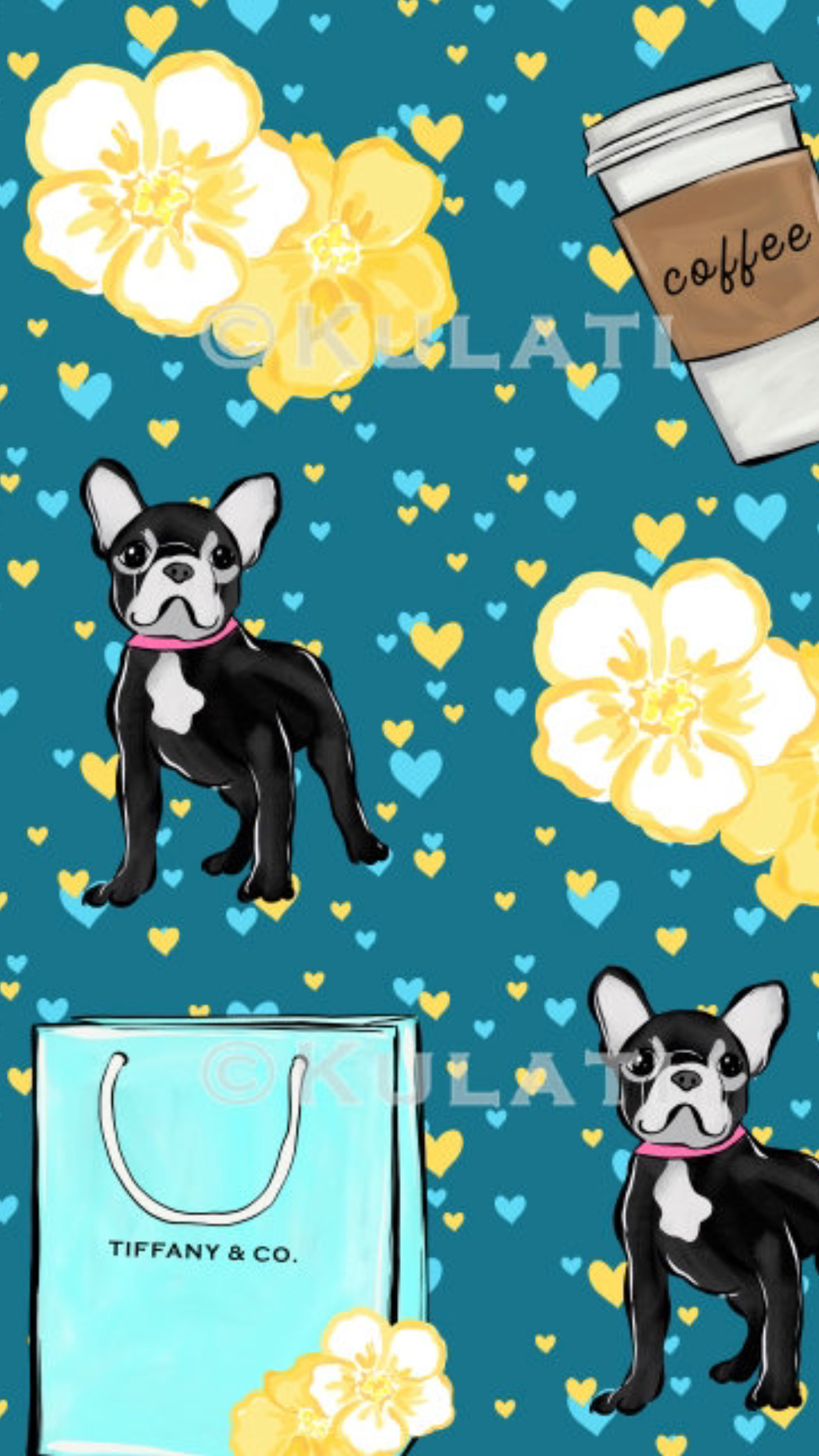 Find This Pin And More On Tiffany & Co Wallpaper By - French Bulldog , HD Wallpaper & Backgrounds