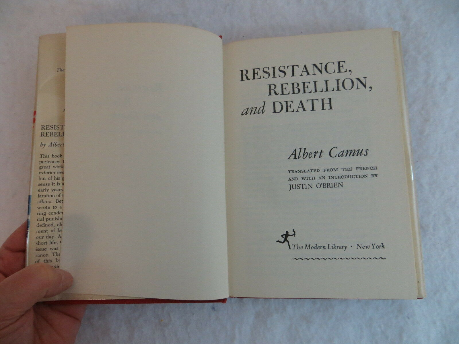 Albert Camus Resistance Rebellion & Death Modern Library - Paper , HD Wallpaper & Backgrounds