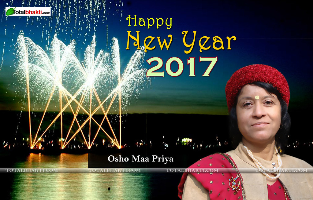 Totalbhaktiportal Osho Maa Priya New Year Wallpaper - Fireworks , HD Wallpaper & Backgrounds