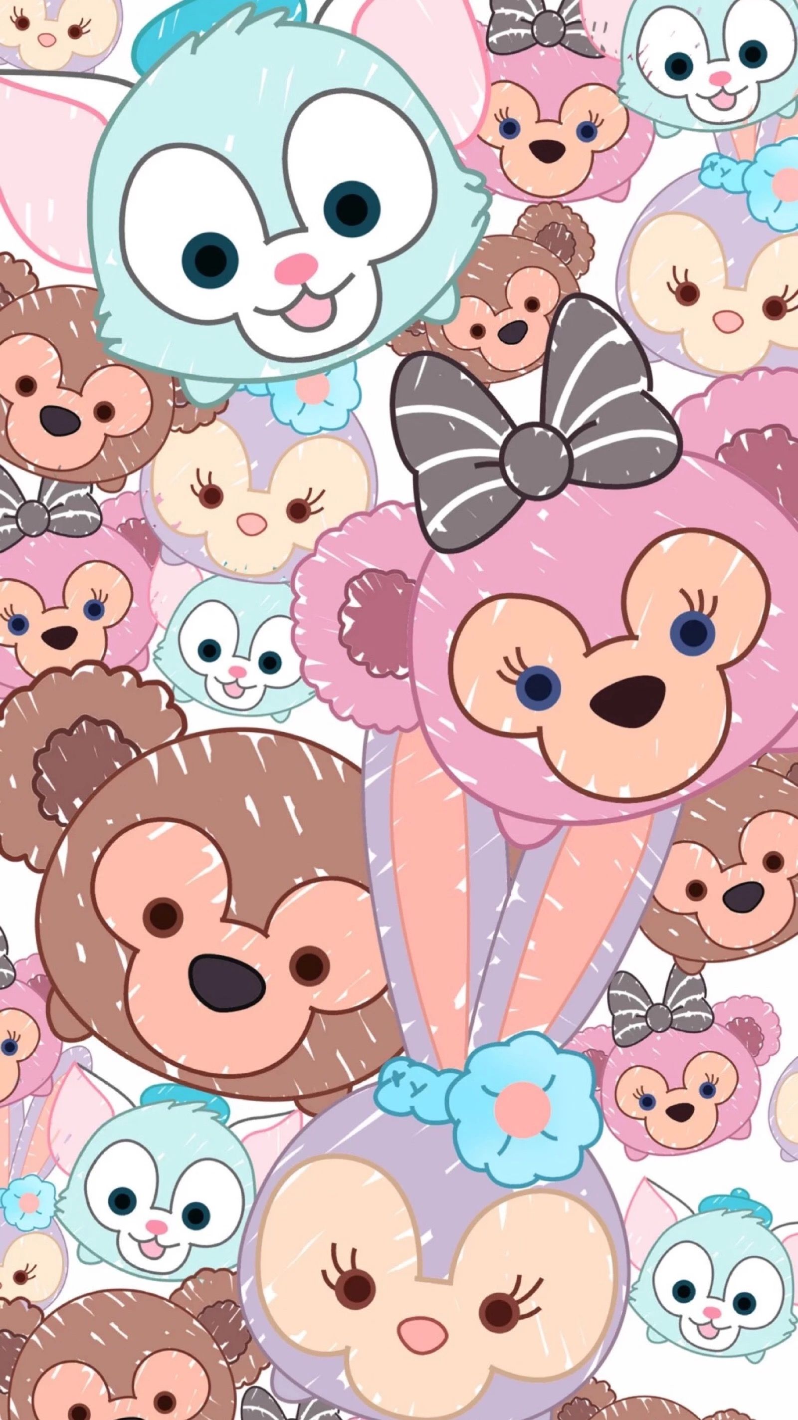 Wallpaper Iphone Cute, Cartoon Wallpaper, Disney Wallpaper, - Duffy The Disney Bear , HD Wallpaper & Backgrounds