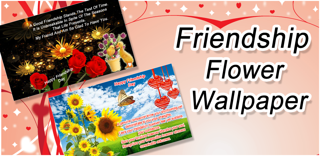 Friendship Flower Wallpaper App Banner & Free Download - Sunflower , HD Wallpaper & Backgrounds
