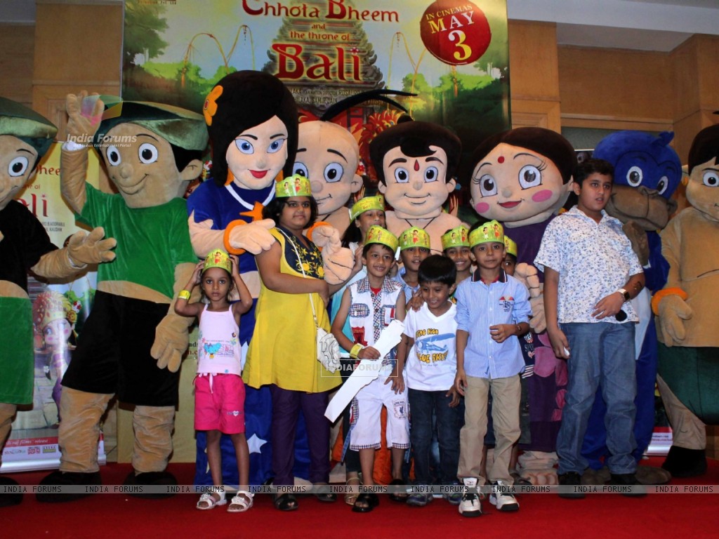 Chota Bheem And Thorn Of Baali Press Conference Size - Mascot , HD Wallpaper & Backgrounds