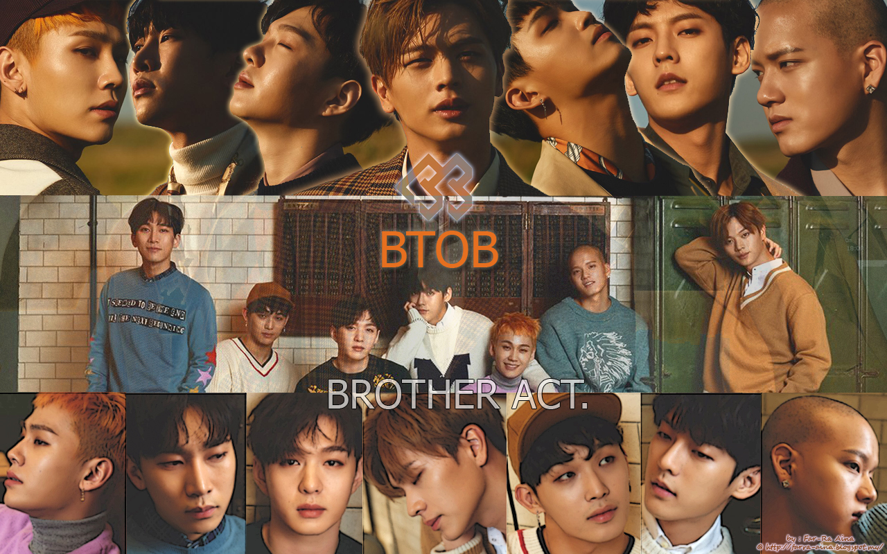 K-pop Lover ^^ - Btob Wallpaper Brother Act , HD Wallpaper & Backgrounds