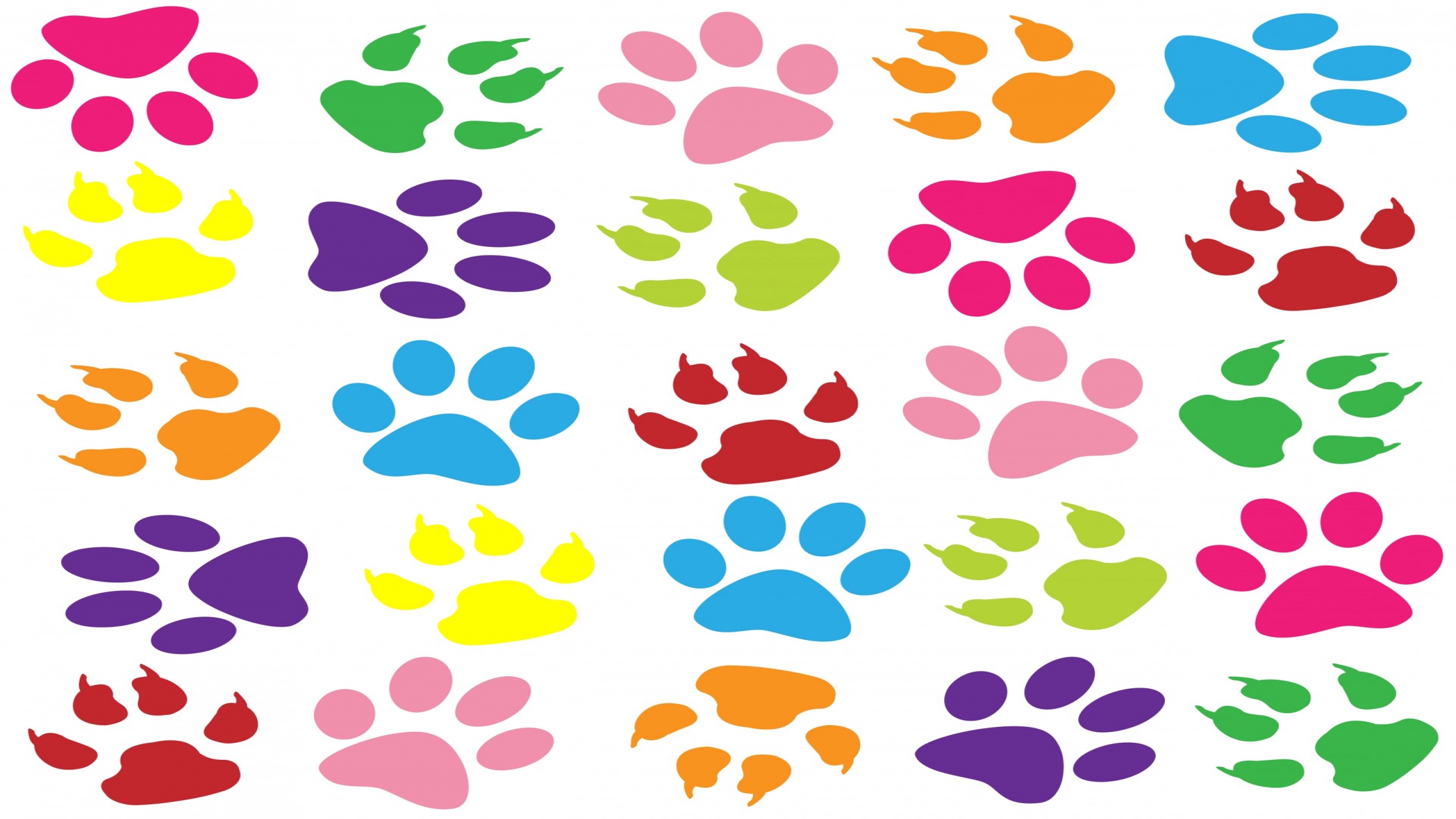 Download Wallpaper Resolution - Cat Paw Print Background , HD Wallpaper & Backgrounds