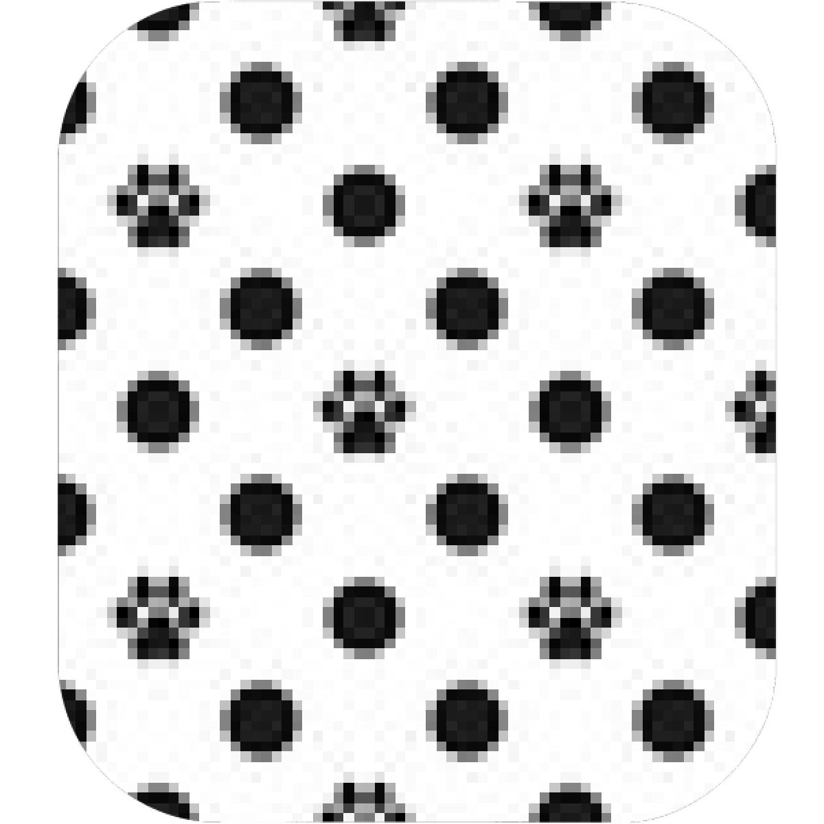 Dog Paw Seamless Pattern Vector Cat Paw Footprint Isolated - Circle , HD Wallpaper & Backgrounds
