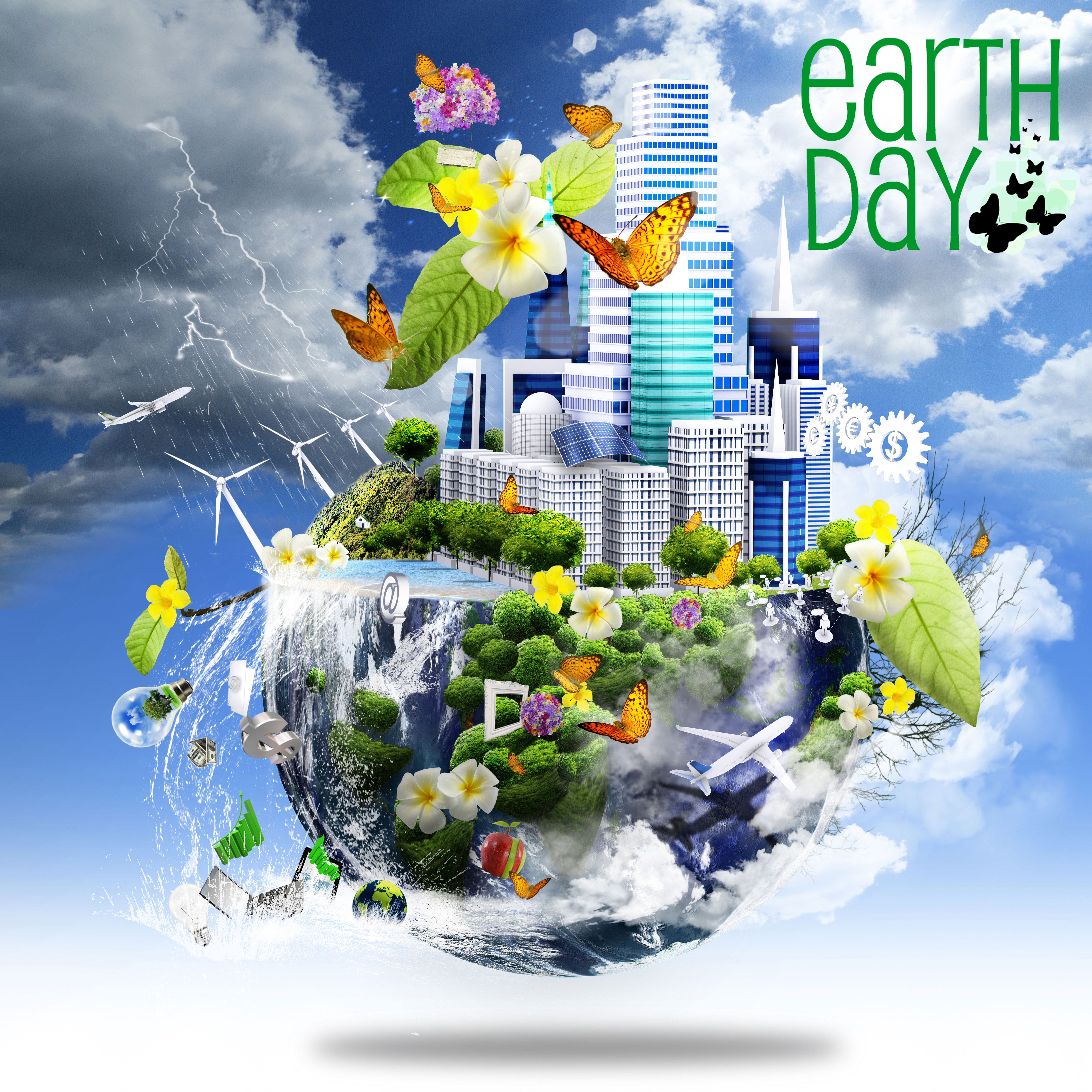 Earth Day Wallpaper Hd - Hands Hold The Half Earth , HD Wallpaper & Backgrounds