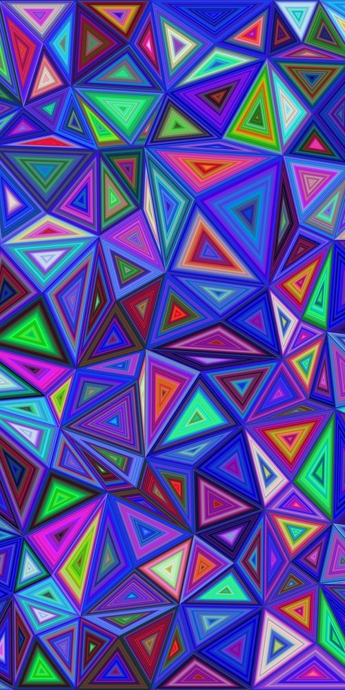 50 Colorful Triangle Backgrounds In 2019 - Triangle , HD Wallpaper & Backgrounds