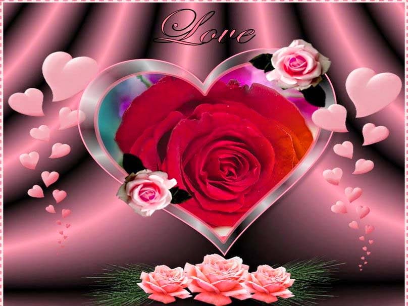 Dil - Rose And Love Heart , HD Wallpaper & Backgrounds