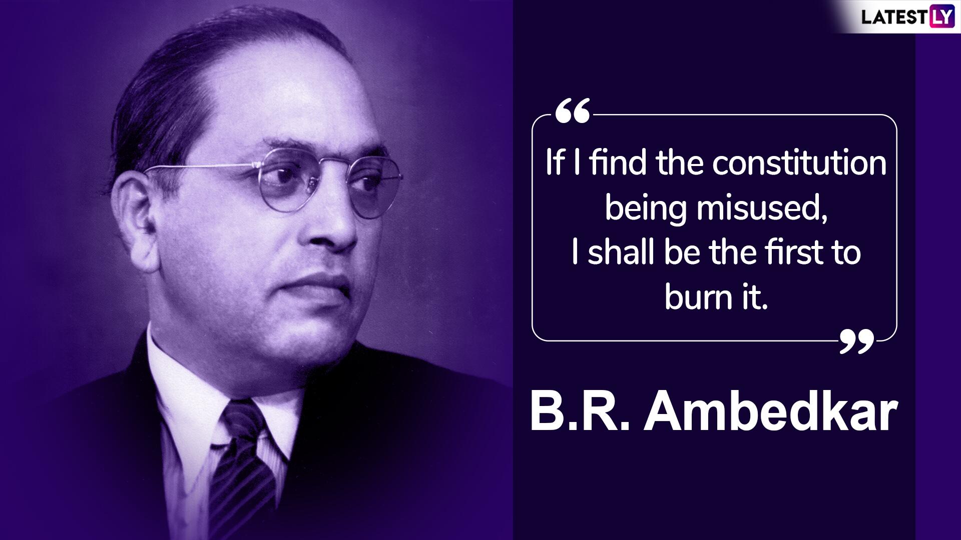 Br Ambedkar Quotes - Dr Br Ambedkar Jayanti 2019 , HD Wallpaper & Backgrounds