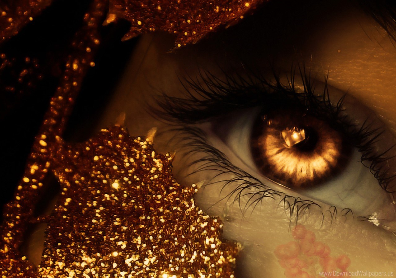 Amber And Gold Eyes , HD Wallpaper & Backgrounds