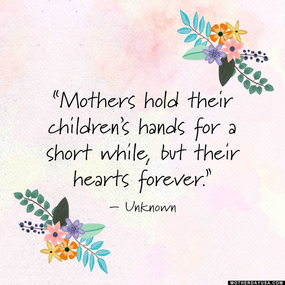 As The Mother's Day Is Drawing Nearer, You Ought To - Mothers Hold Their Children's Hand , HD Wallpaper & Backgrounds