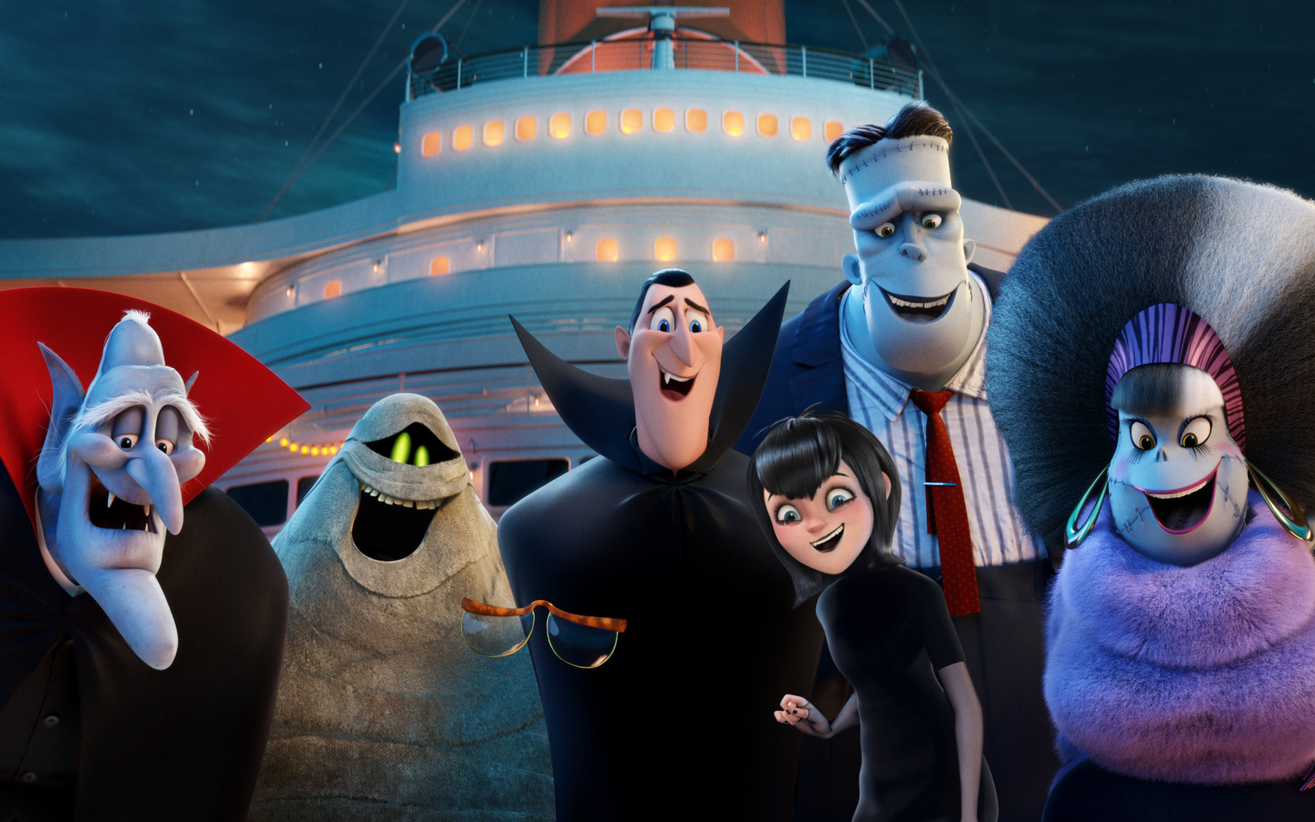 Dracula, Mavis, Vlad, Hotel Transylvania 3, 2018 Movie, - Hotel Transylvania 3 Review , HD Wallpaper & Backgrounds