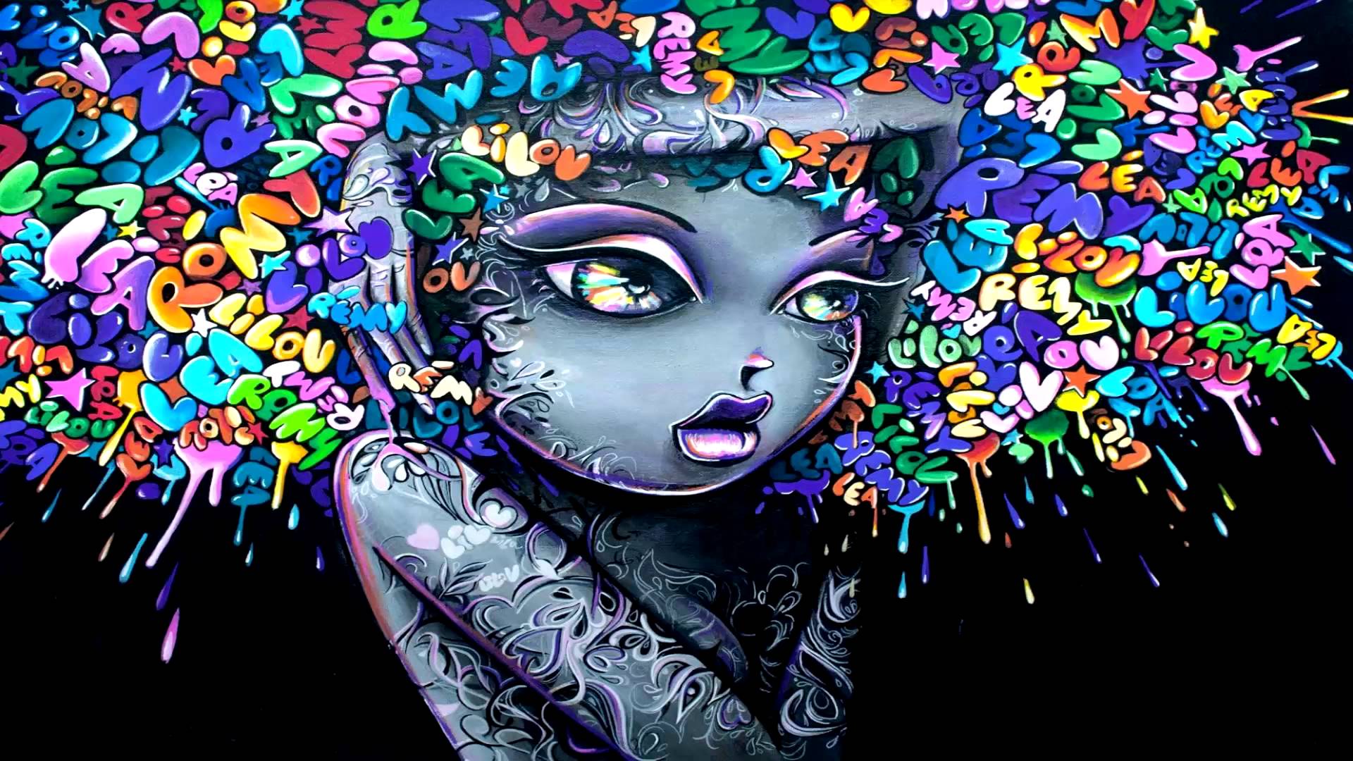 Funk Wallpaper - Graffiti Girl , HD Wallpaper & Backgrounds