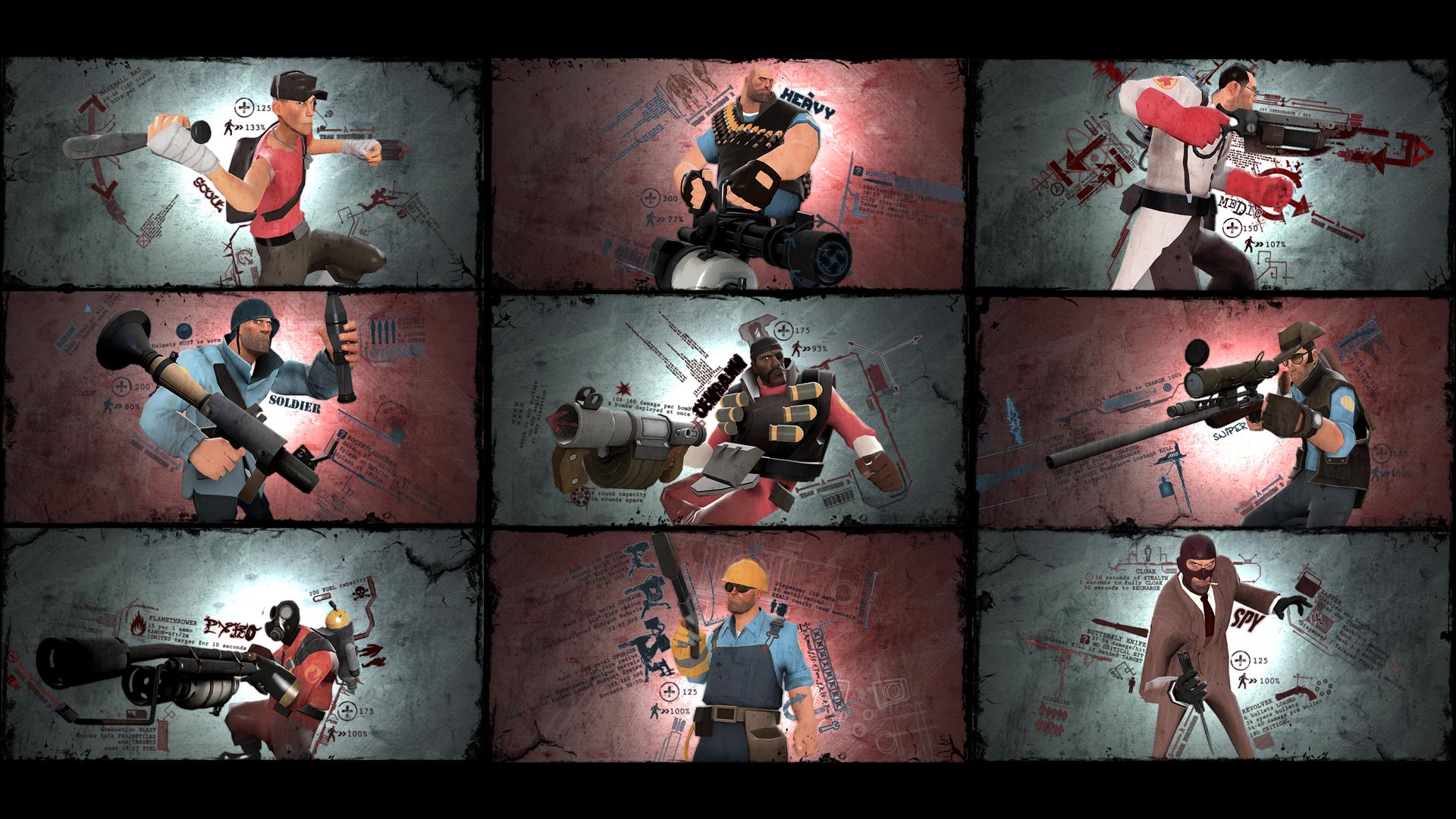 Hd Team Fortress 2 , HD Wallpaper & Backgrounds