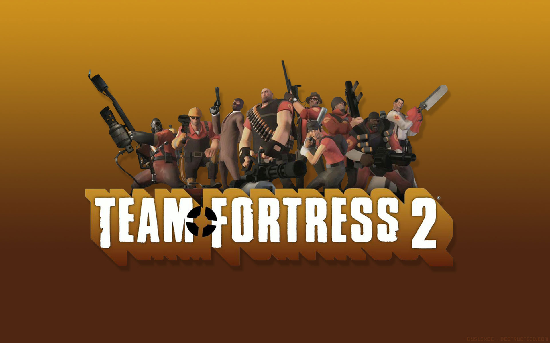 Team Fortress 2 Wallpaper - Team Fortress 2 Wallpaper Logo , HD Wallpaper & Backgrounds