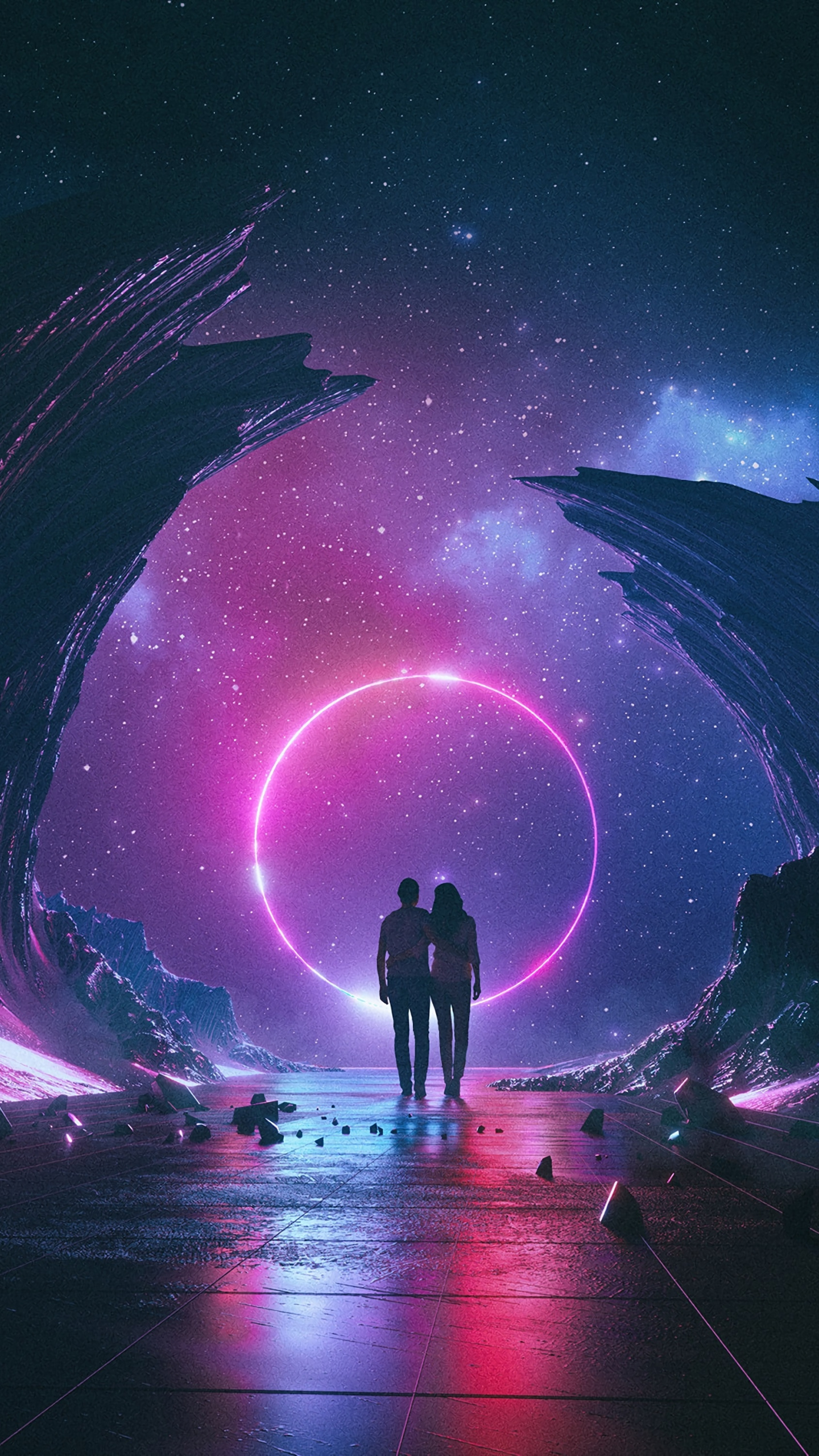 Couple, Digital Art, Fantasy, Wallpaper - Imagine Dragons , HD Wallpaper & Backgrounds