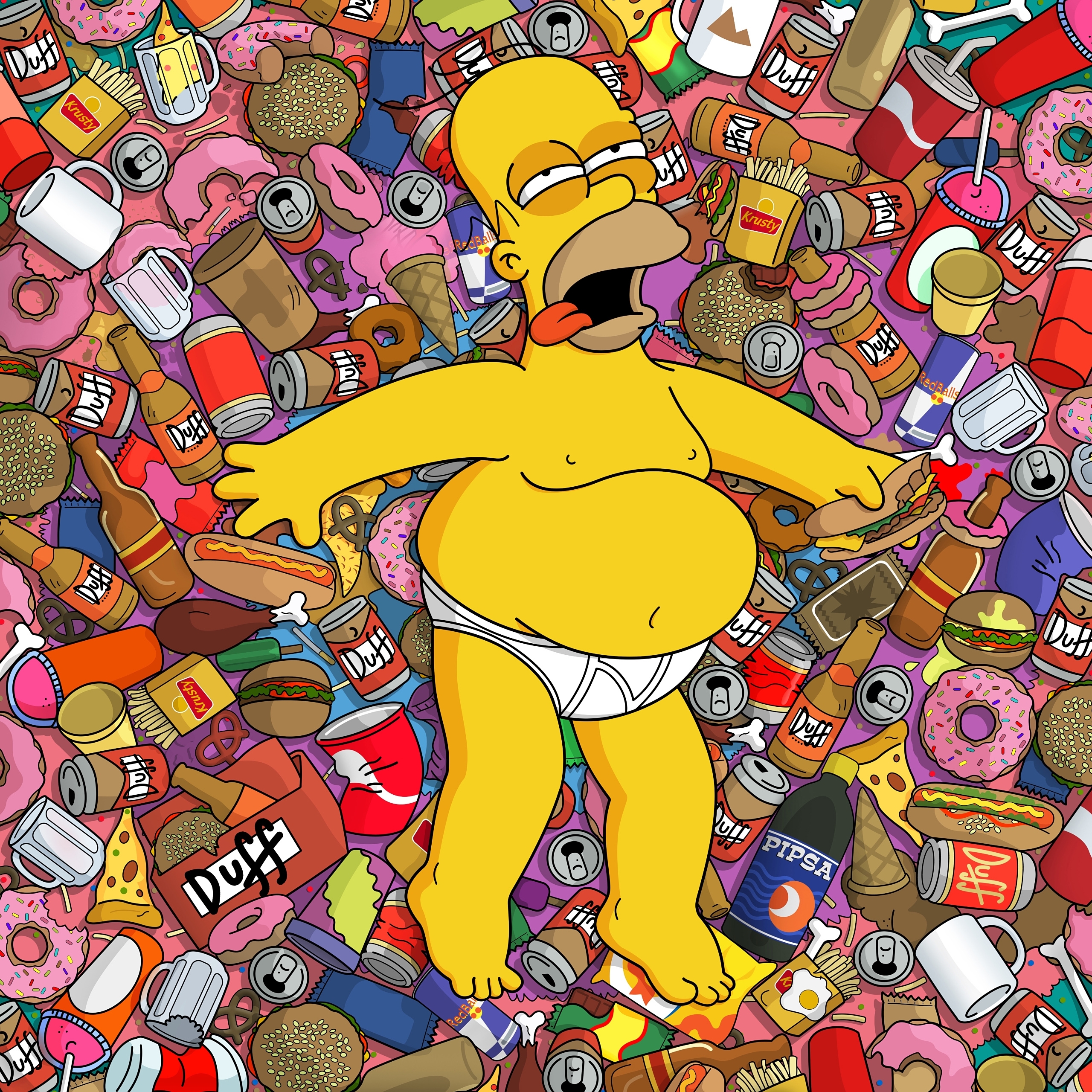 Beers Homer Simpson The Simpsons Wallpaper - Homer American Beauty , HD Wallpaper & Backgrounds