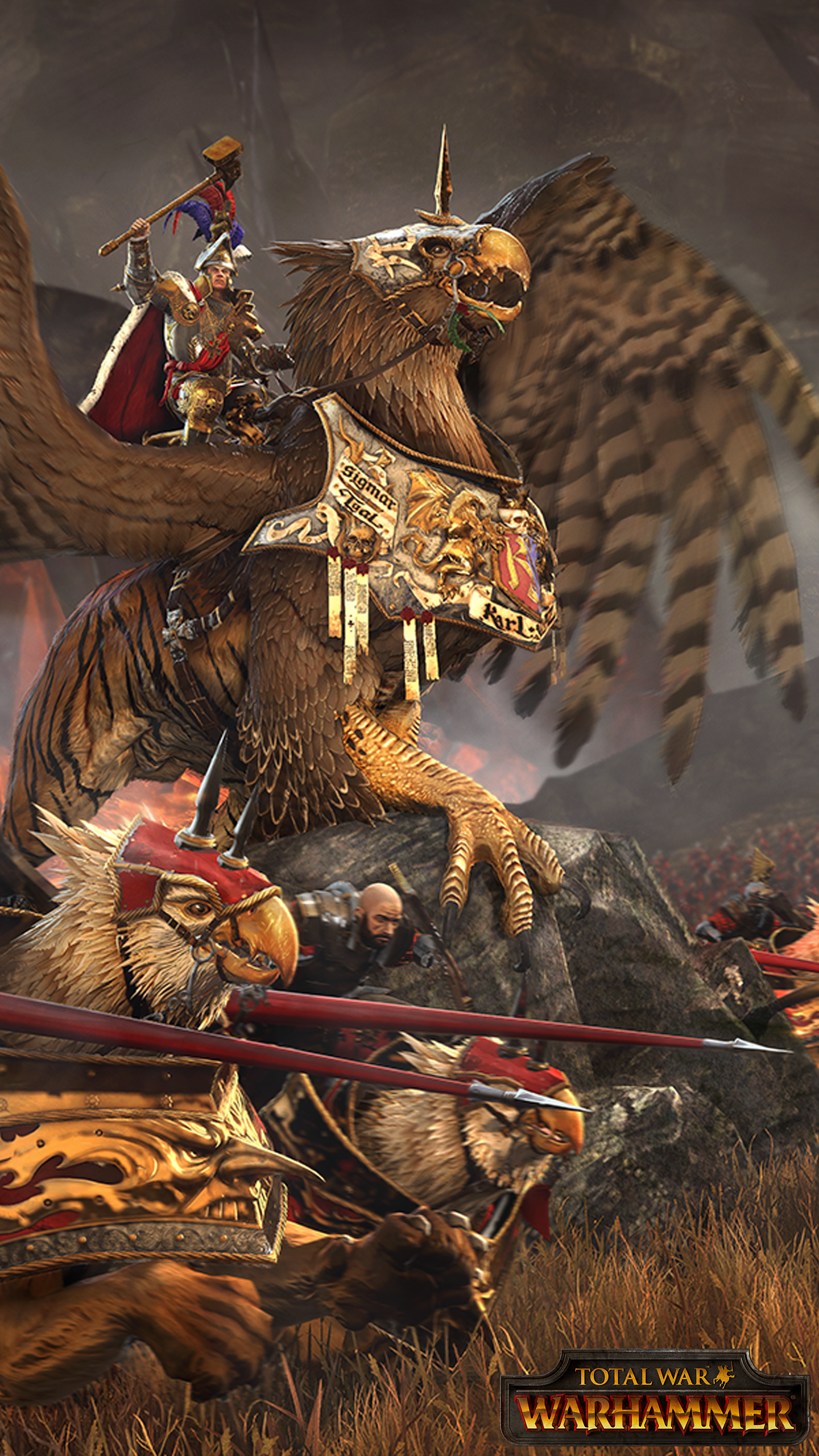 Download Original - Karl Franz Total War Warhammer , HD Wallpaper & Backgrounds