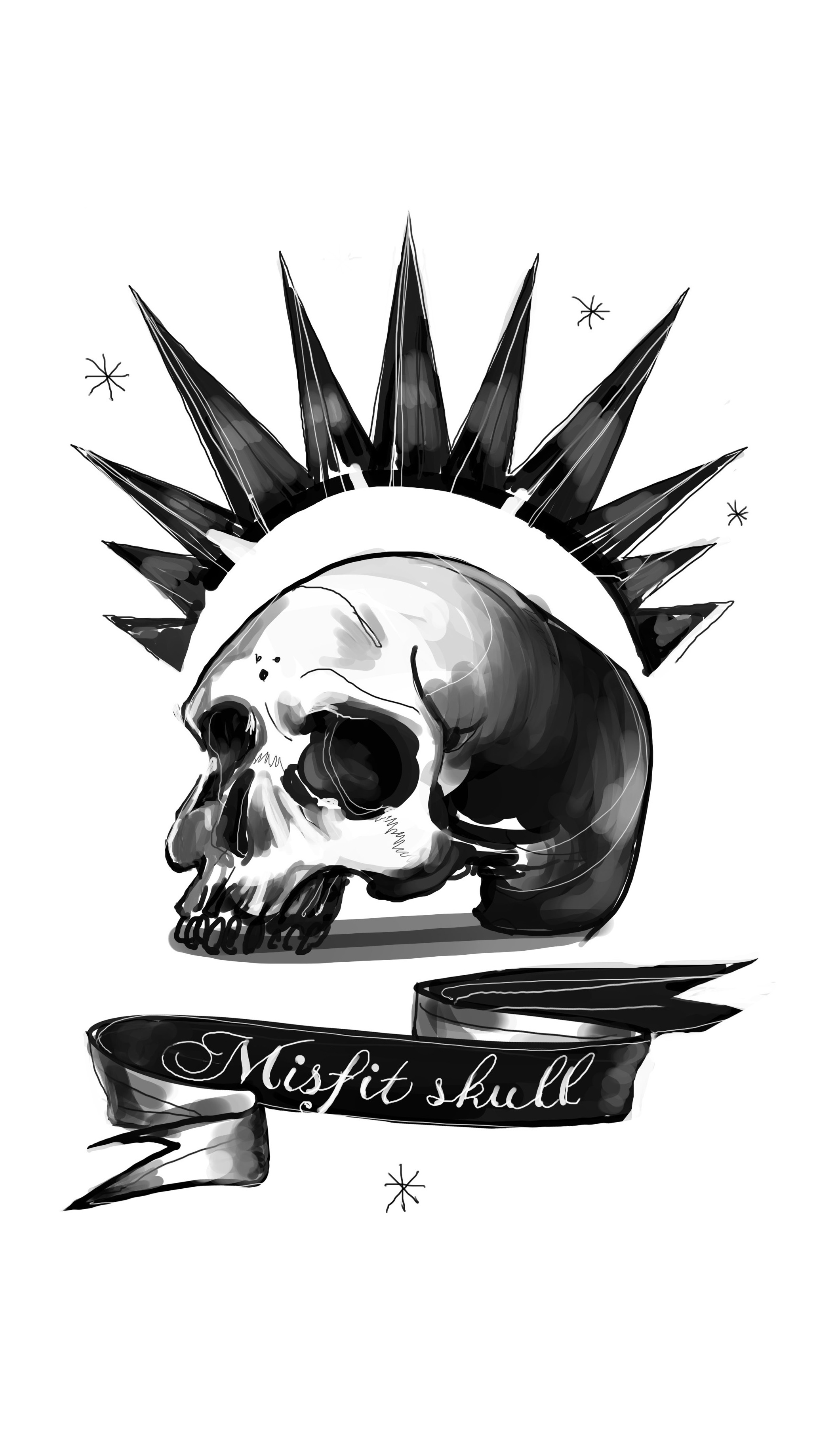 [no Spoilers] Made A Misfit Skull Mobile Wallpaper - Life Is Strange Misfit Skull , HD Wallpaper & Backgrounds