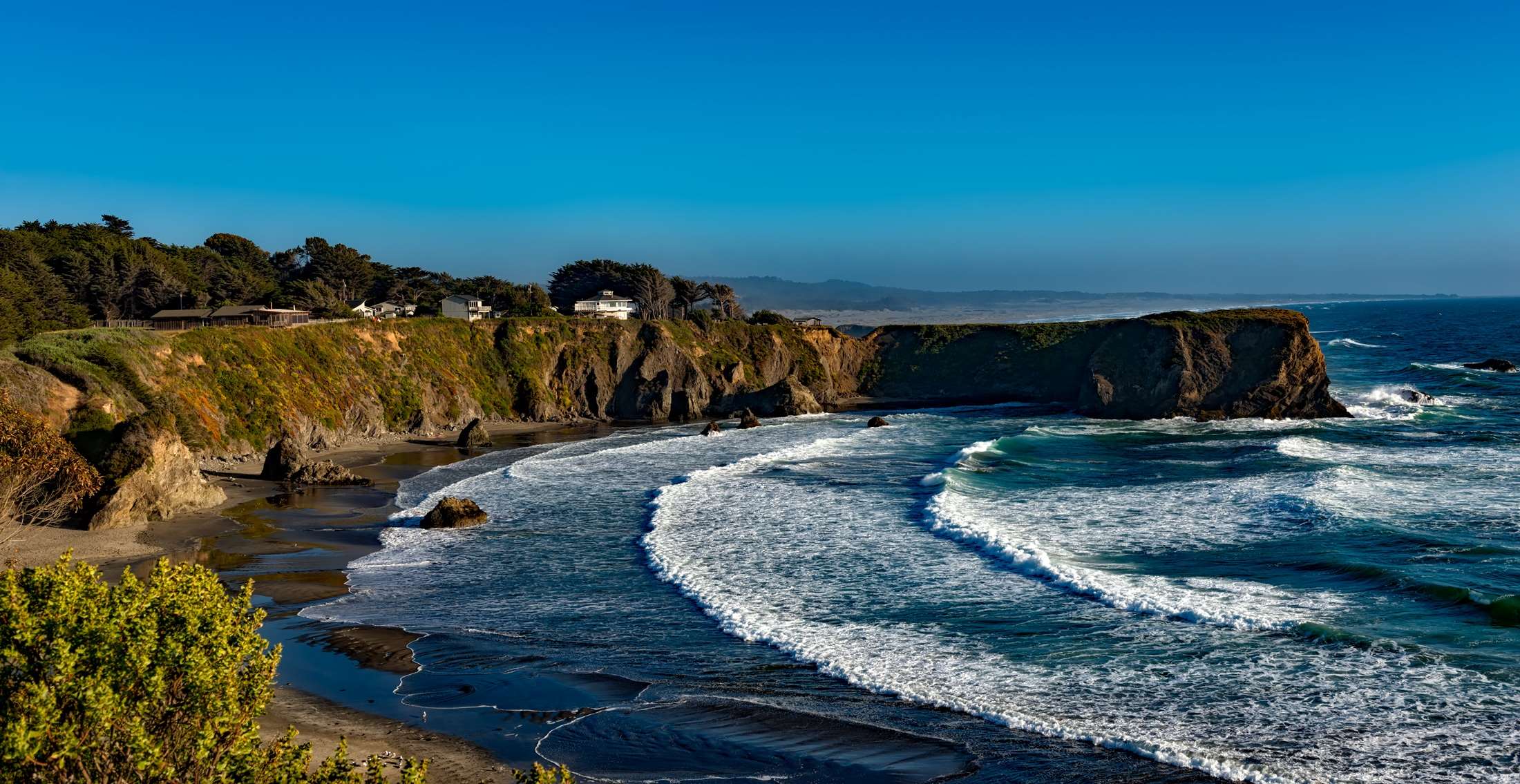 Beach, Cliff, Coast, Ocean, Scenic, Sea, Seascape, - Coastal Ocean Background , HD Wallpaper & Backgrounds