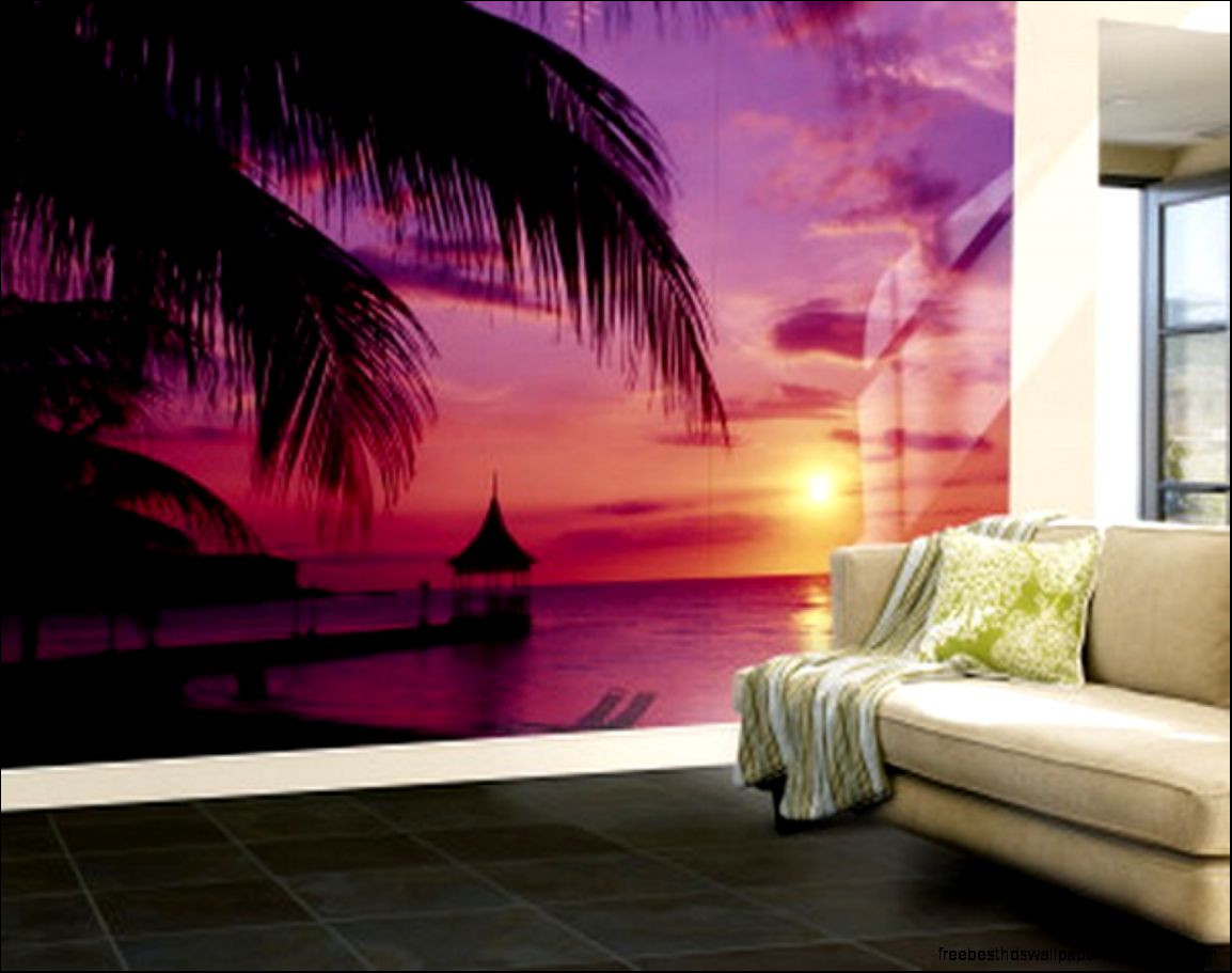Charming Wall Murals Ocean Scenes Wallpaper Free Best - Papier Peint Autocollant Zen , HD Wallpaper & Backgrounds