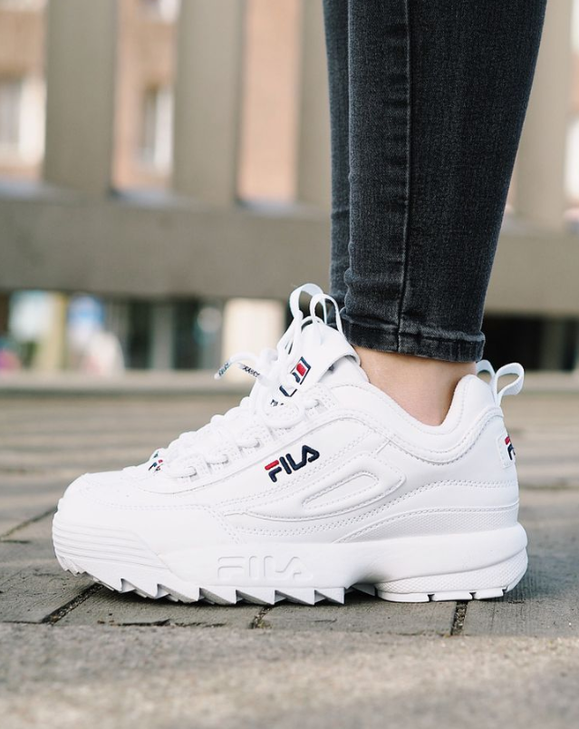 Fila Disruptor On Feet , HD Wallpaper & Backgrounds