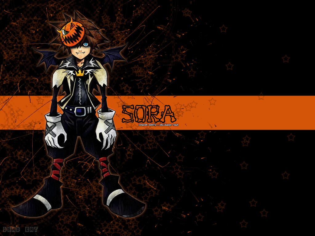 Kingdom Hearts Halloween Sora , HD Wallpaper & Backgrounds