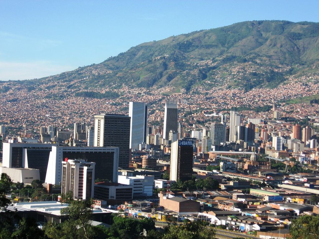 Panoramica Centro De Medellin - Medellín , HD Wallpaper & Backgrounds