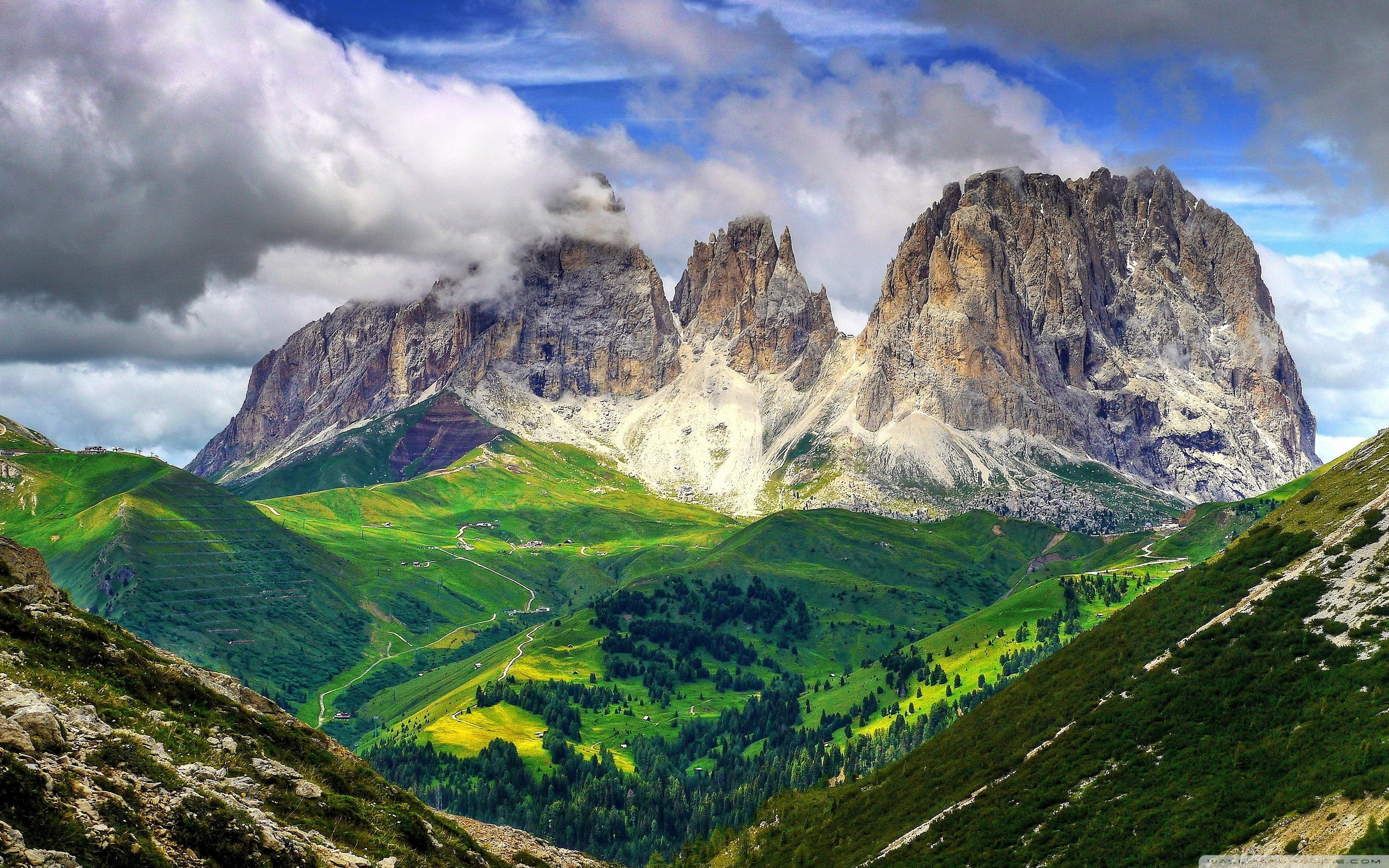 Wide - Dolomites Hd , HD Wallpaper & Backgrounds