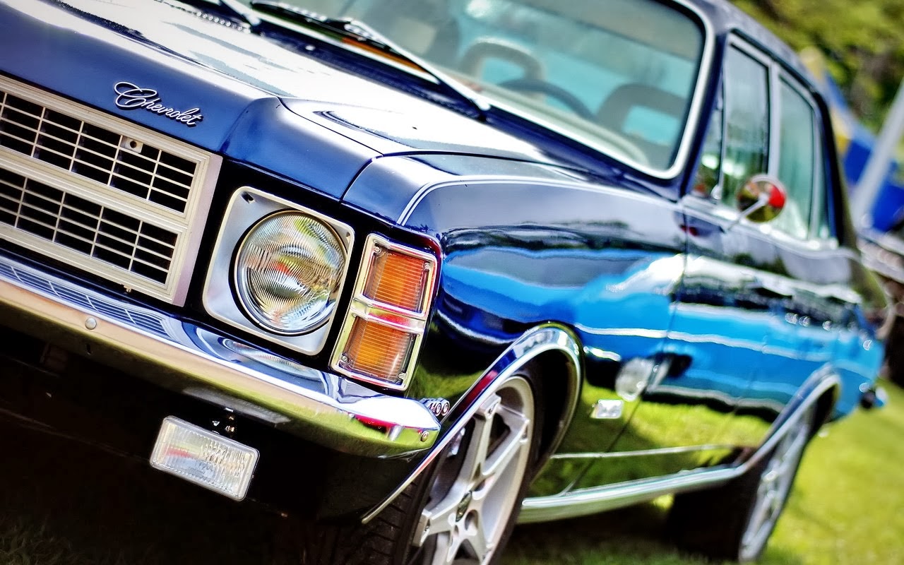 Chevrolet Opala Classico Original Cor Azul Metalico - Opala Rebaixado , HD Wallpaper & Backgrounds