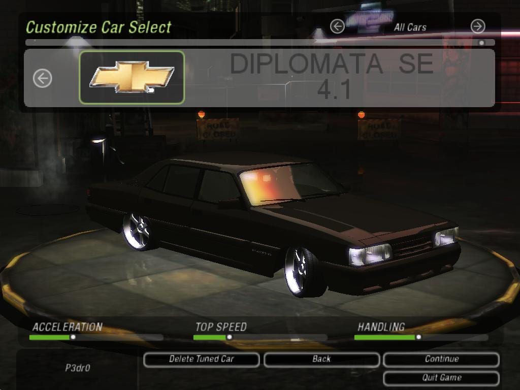 This Mod Adds Chevrolet Opala Diplomata 1992 To The - Best Nfs Underground 2 Car , HD Wallpaper & Backgrounds