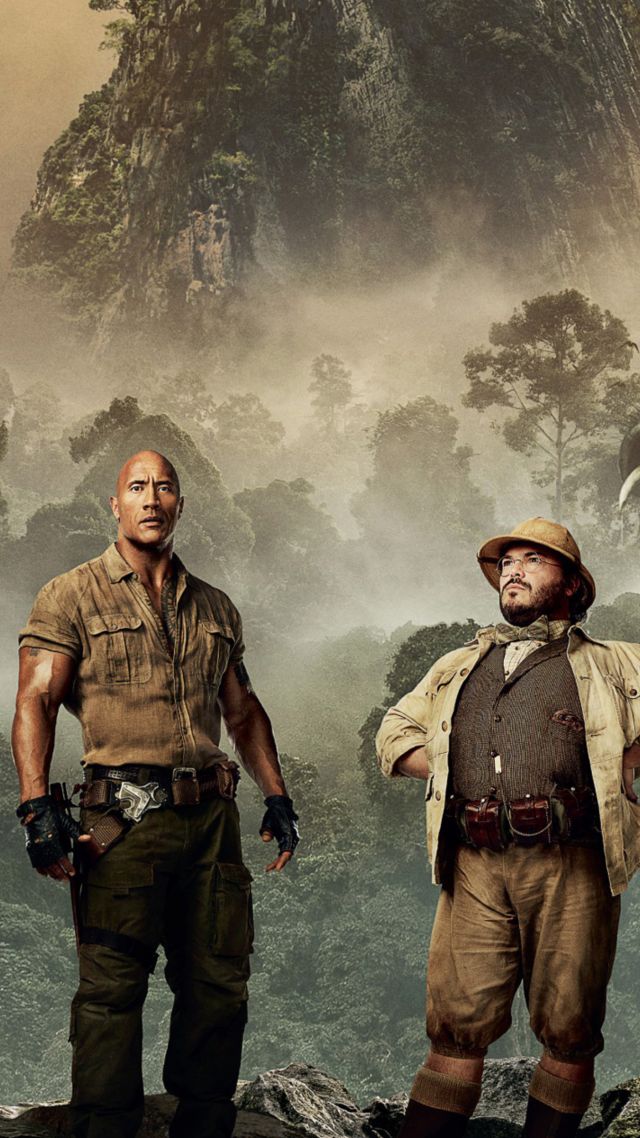 Welcome To The Jungle, Jack Black, Kevin Hart, Dwayne - Jumanji Welcome To The Jungle Characters , HD Wallpaper & Backgrounds