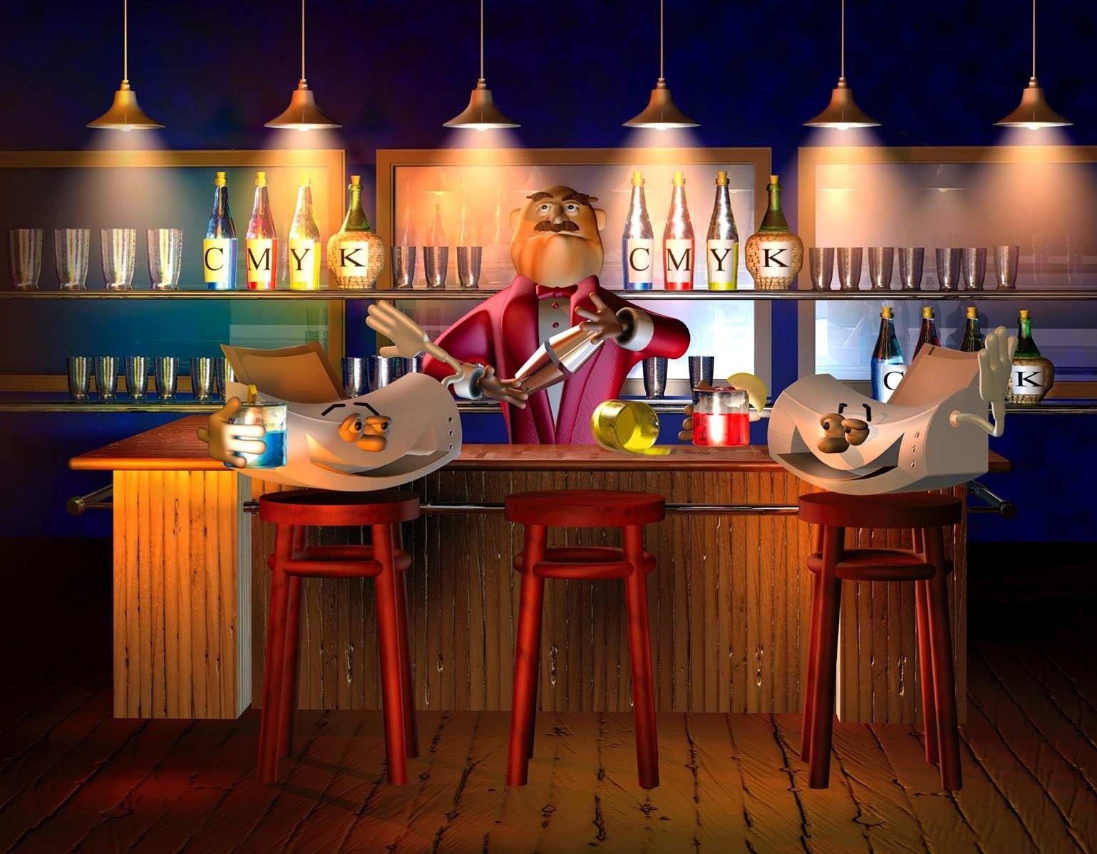 Free Hd 3d Funny Bartender Wallpapers Download - Fondos De Pantalla Bartender , HD Wallpaper & Backgrounds