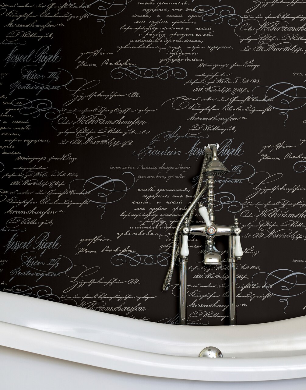 Brewster 2532-20461 Bath Bath Bath Iv Ferdinand Black - Blackboard , HD Wallpaper & Backgrounds