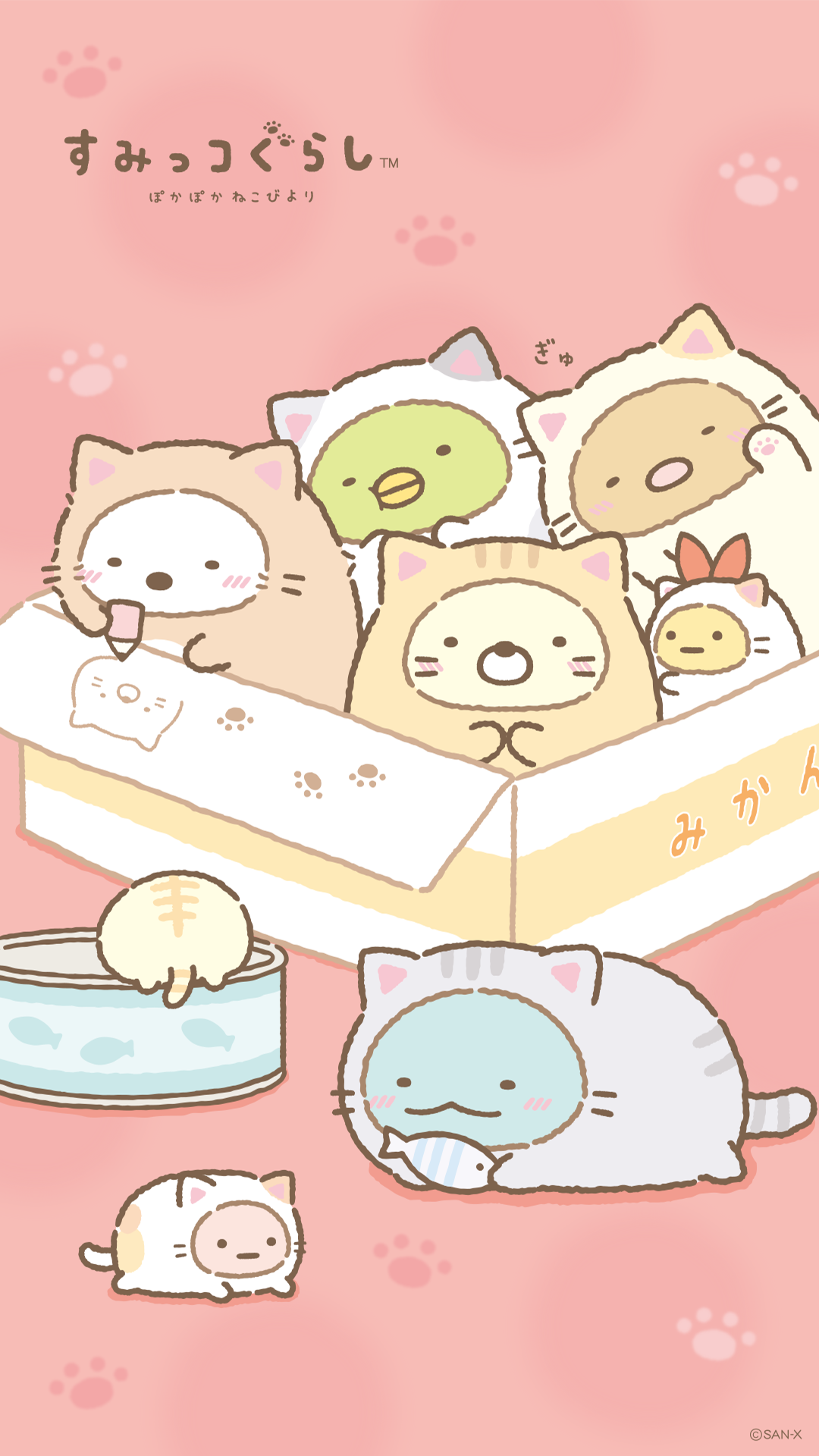 Sp 1920 1080 1080×1920 Wallpaper Wp6809993 - すみっこ ぐらし ぽかぽか ねこ びより , HD Wallpaper & Backgrounds