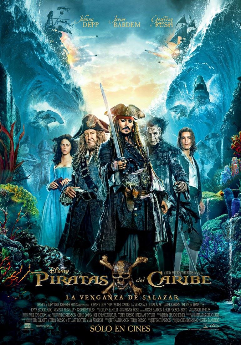 Disney Poster And It's Basically A Live Action - Pirates Of The Caribbean Revenge Of Salazar , HD Wallpaper & Backgrounds
