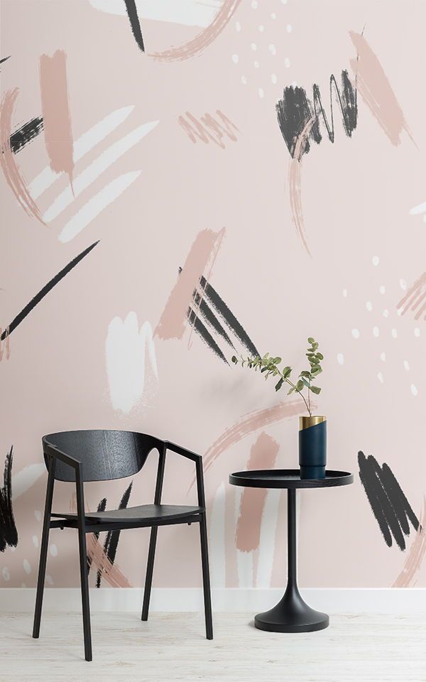 A Pink Wallpaper Mural Can Have A Highly Positive Impact - Whole House , HD Wallpaper & Backgrounds