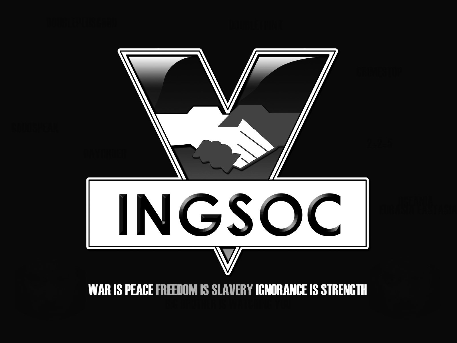 1 English Socialist Party Wallpapers - Ingsoc Orwell , HD Wallpaper & Backgrounds