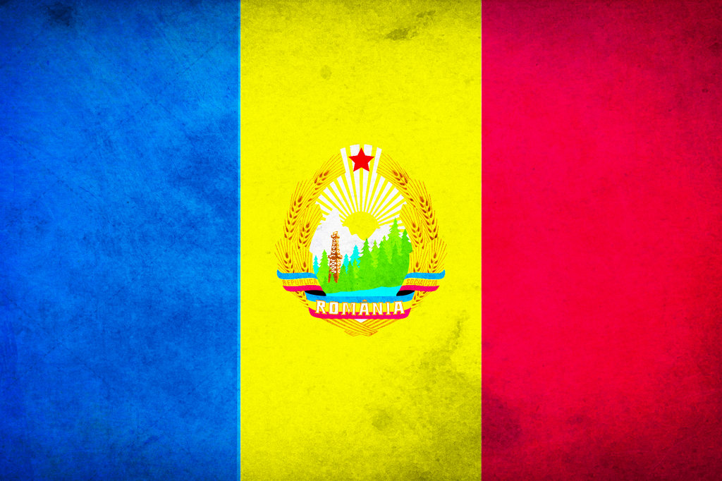 Romania-wallpaper 1066019 - Socialist Republic Of Romania Flag , HD Wallpaper & Backgrounds