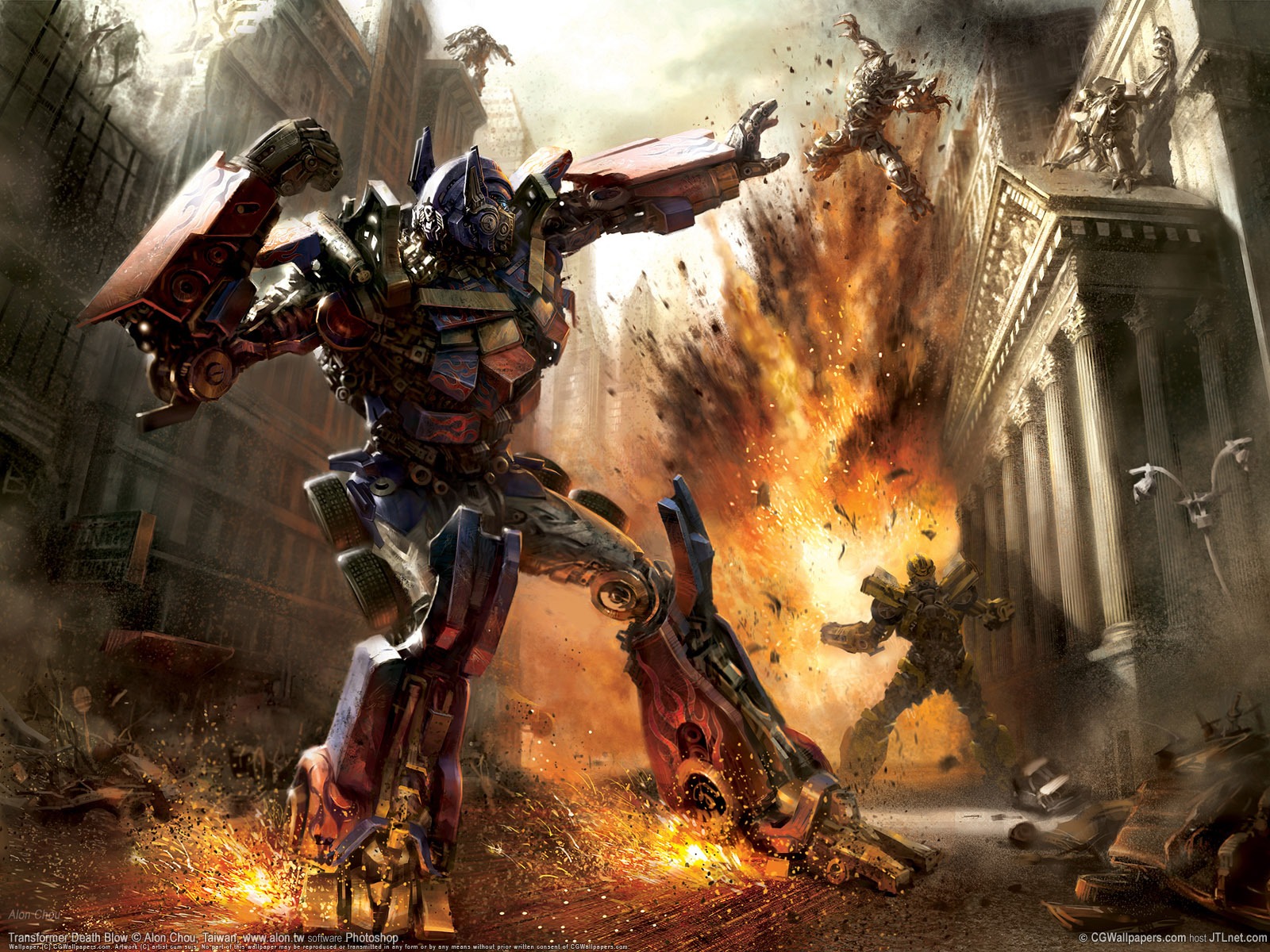 Transformers 3 Hd Wallpaper - Transformers Dark Of The Moon War , HD Wallpaper & Backgrounds