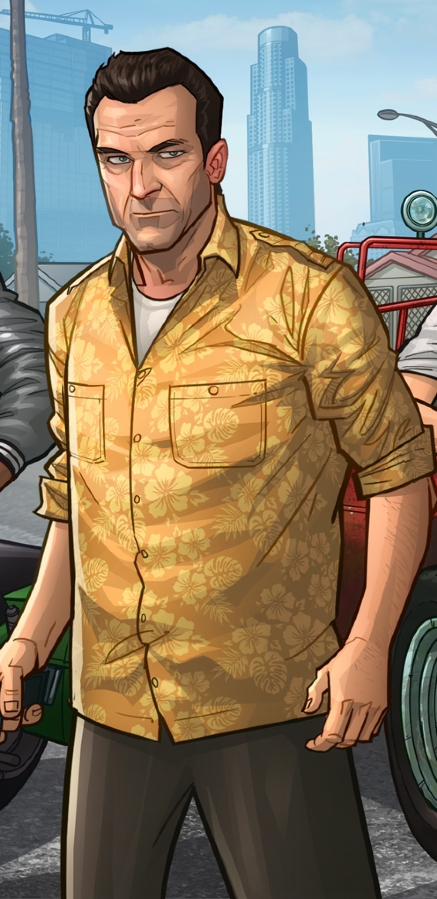 Grand Theft Auto V Art , HD Wallpaper & Backgrounds