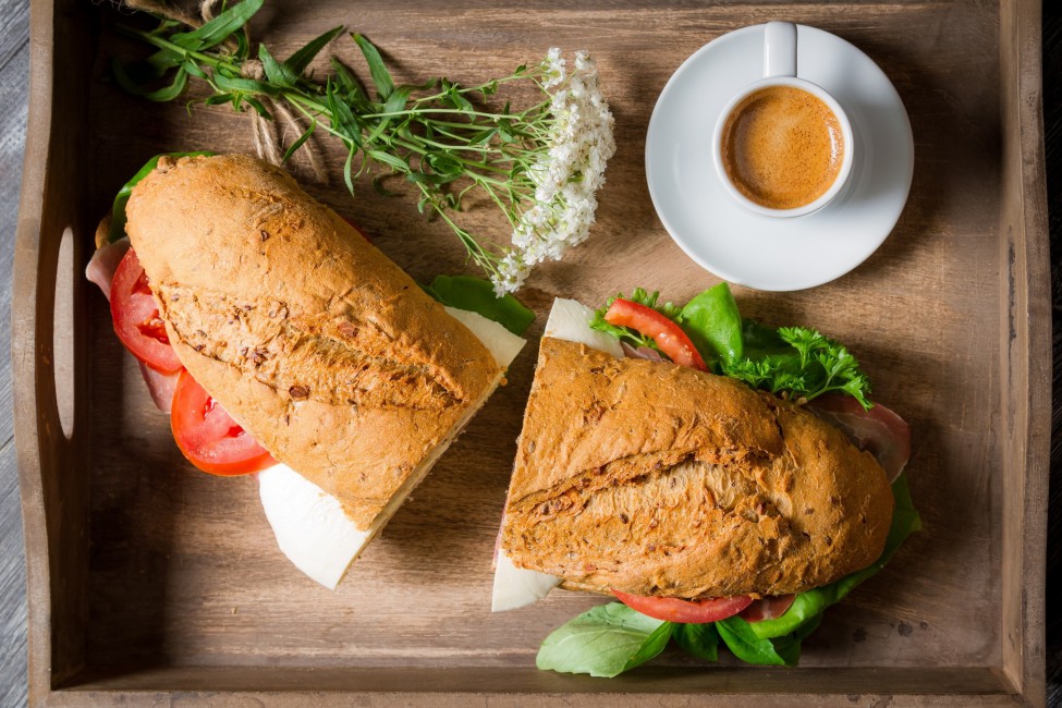 Sandwiches Coffee Sandwich Cheese Tomatoes - Coffee And Sandwich , HD Wallpaper & Backgrounds
