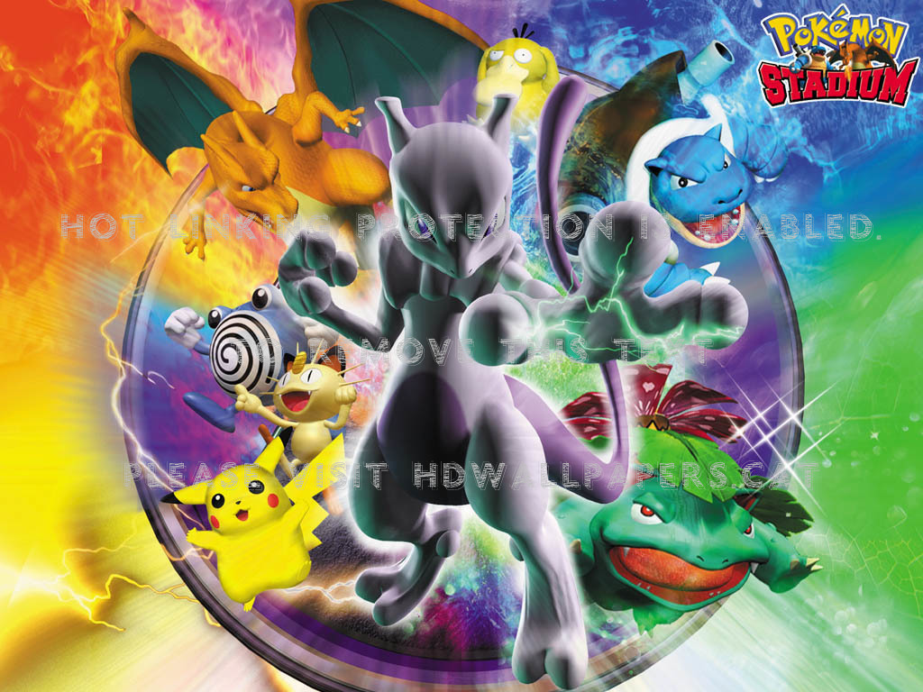 Pokemon Stadium Illustration, Pokémon, Charizard, Blastoise, - Pokemon Stadium , HD Wallpaper & Backgrounds