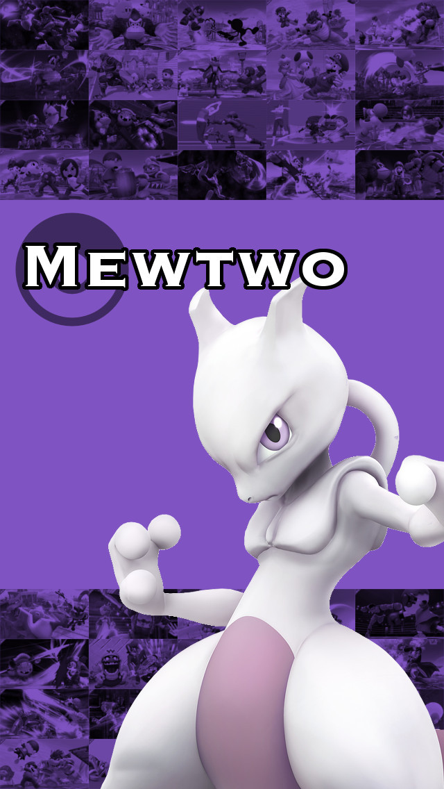 Mewtwo Wallpaper Iphone - Lucas And Mewtwo , HD Wallpaper & Backgrounds