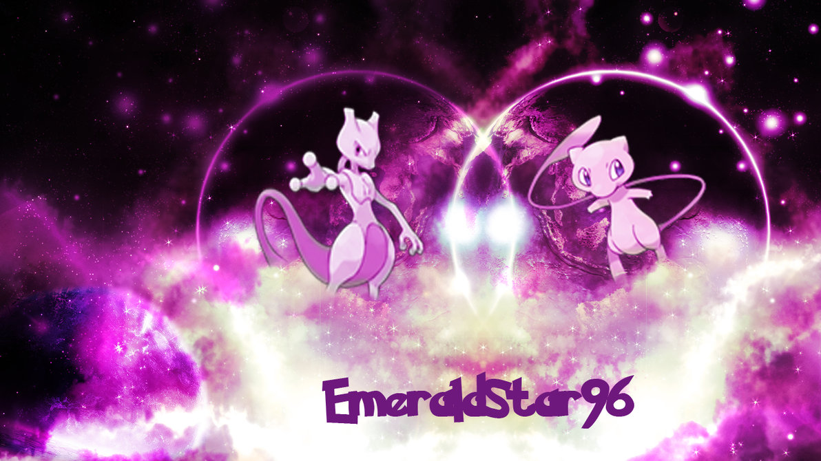 Mewtwo Mew Hd , HD Wallpaper & Backgrounds