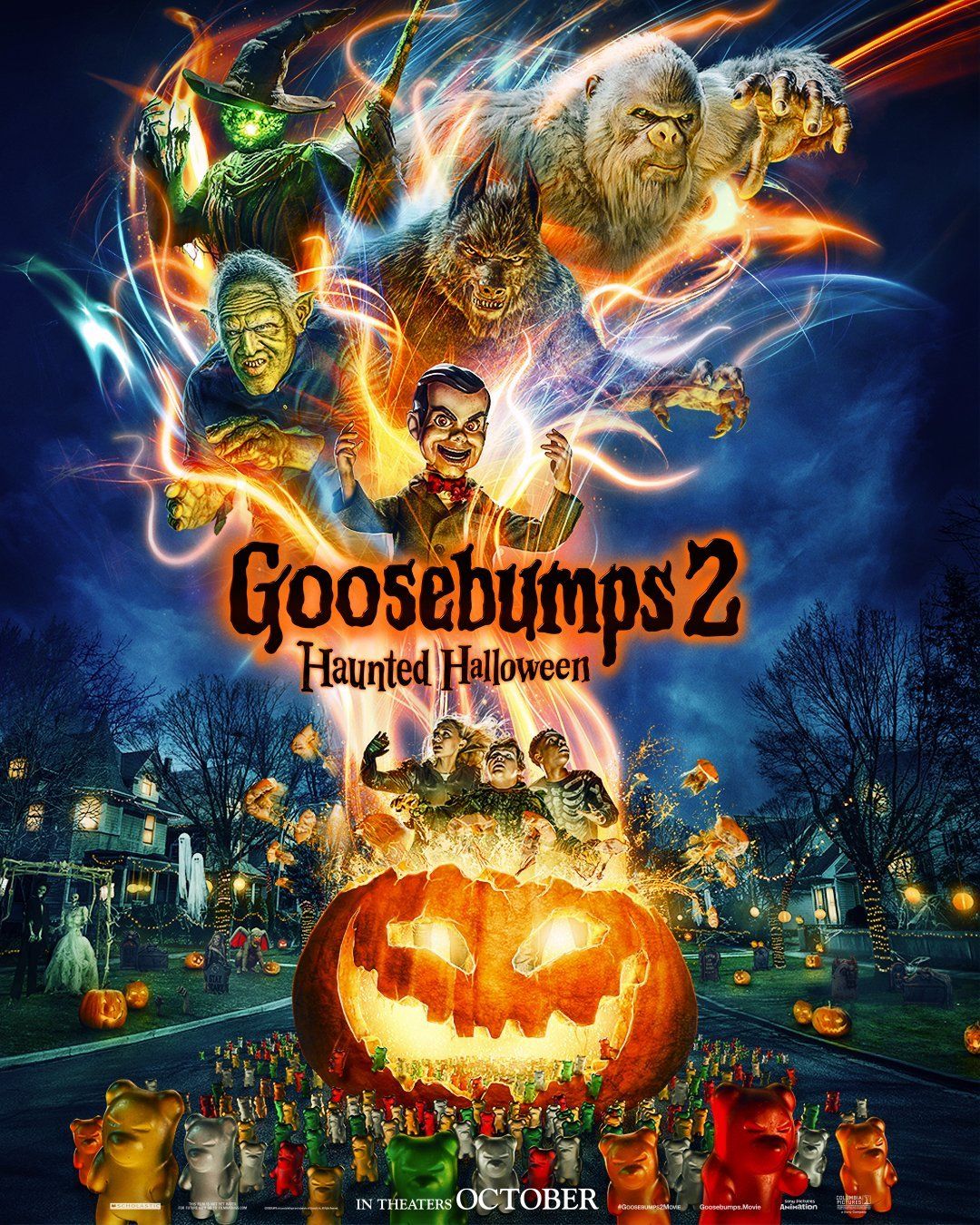 Goosebumps 2 - Goosebumps 2 Haunted Halloween Clown , HD Wallpaper & Backgrounds