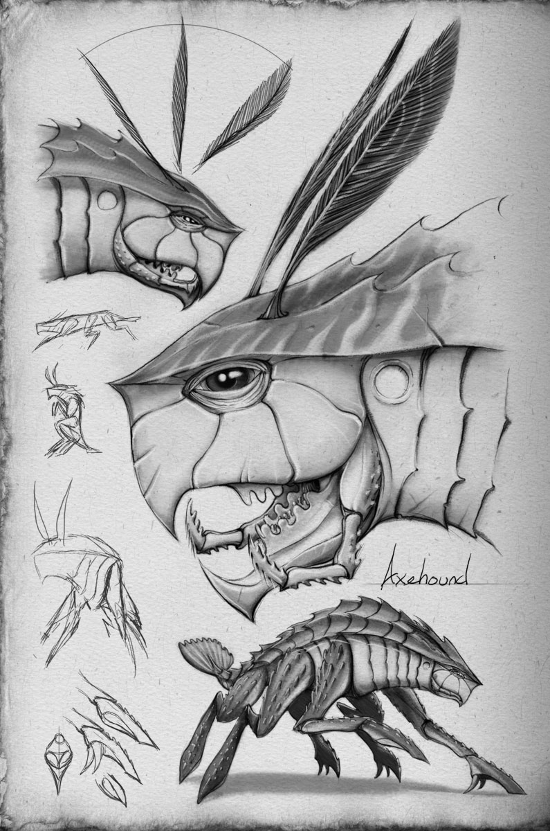 Twok Sketchbook 4 Axehounds Webres - Way Of Kings Book Art , HD Wallpaper & Backgrounds