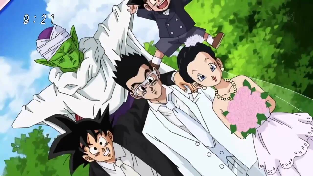 Dragon Ball Super Ep 3 Gohan Shows Piccolo His's Wedding - Gohan And Videl Wedding , HD Wallpaper & Backgrounds