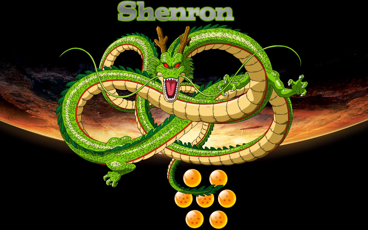 More Dragon Wallpapers - Shenlong Con Las Esferas Del Dragon , HD Wallpaper & Backgrounds