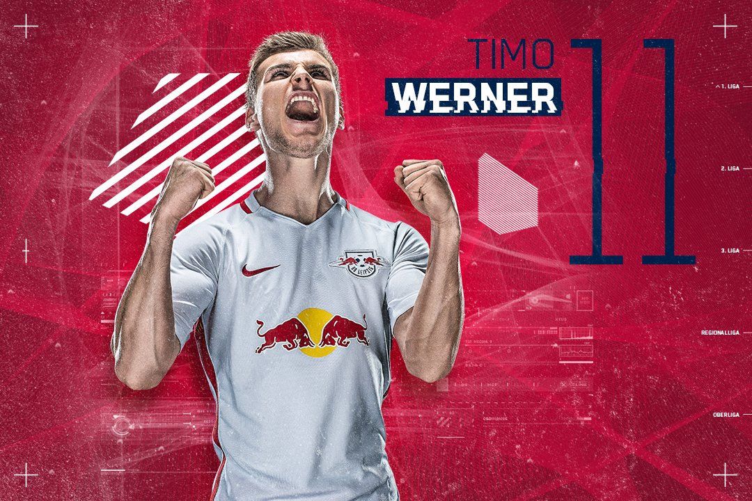 Timo Werner Rb Leipzig Wallpaper - Rb Leipzig Timo Werner , HD Wallpaper & Backgrounds